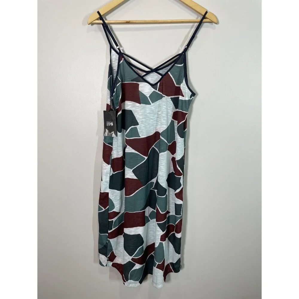 Mountain Hardwear Womens Everyday Perfect Dress Size M Colorful Abstract Pattern